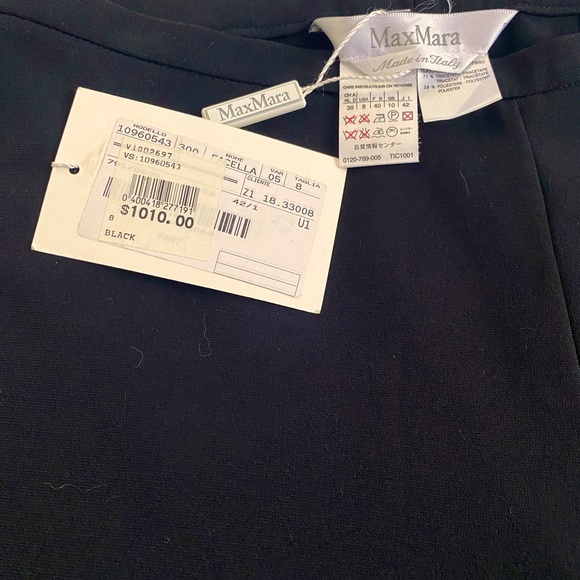 Black maxi Mara pants from Italy. New with tags on. - Picture 6 of 8